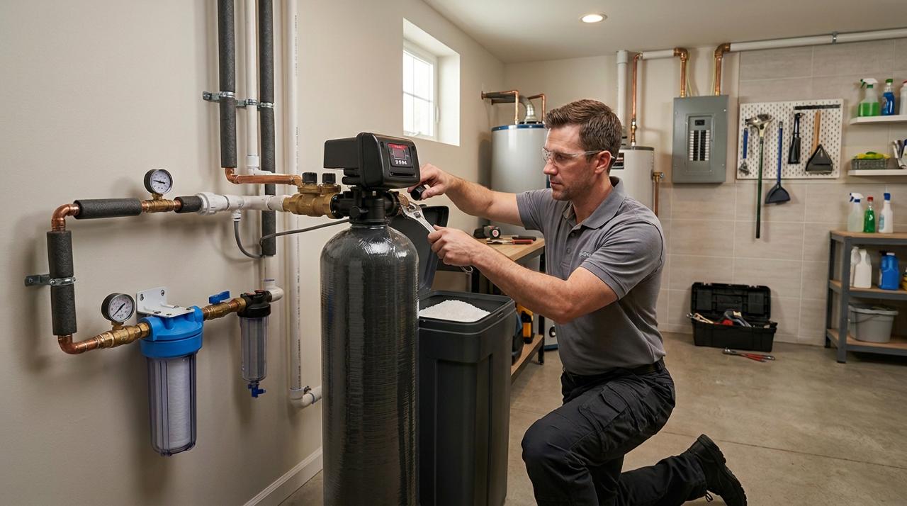 Flexx-HD water softener system features