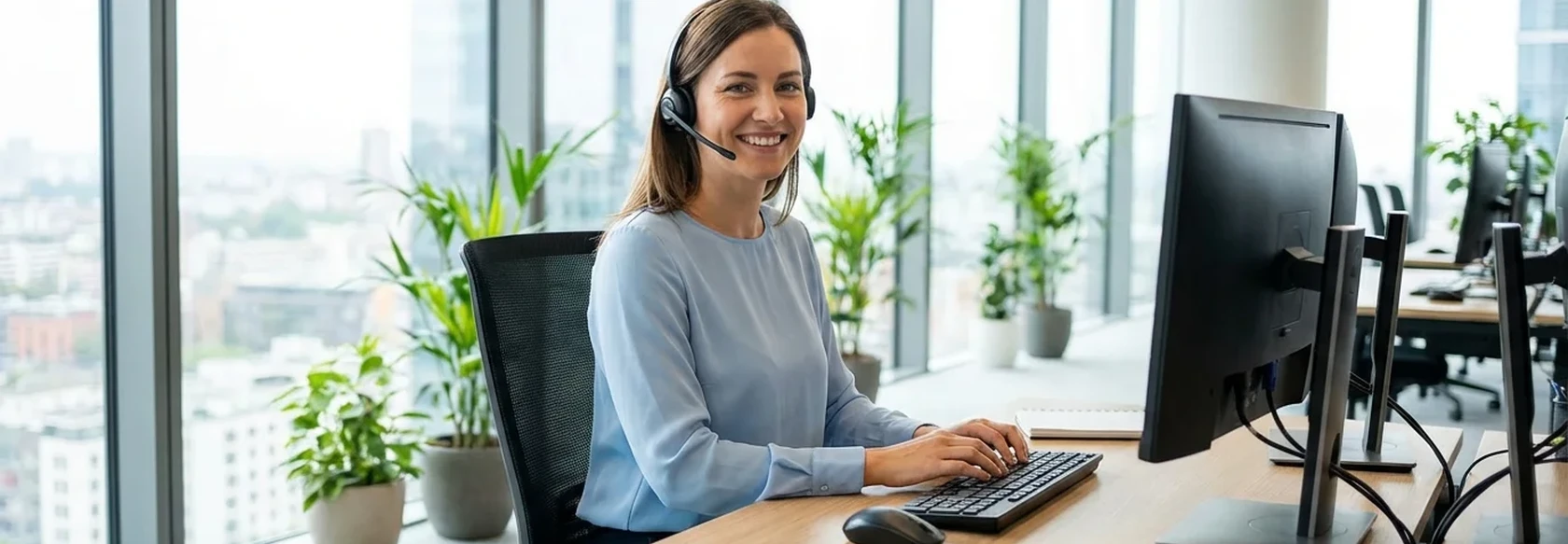 Waterlogix customer service representative ready to help